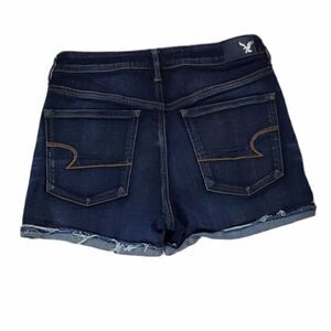 American Eagle Indigo High Rise Shortie Shorts